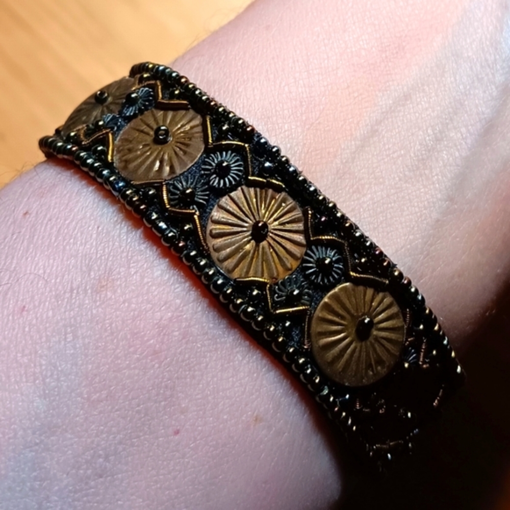 Brown Suede and Beads Bracelet from National Gallery if Art Shop